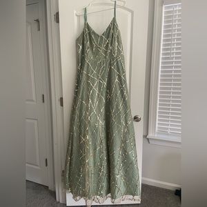 Sage Green Prom Dress/Ball Gown
